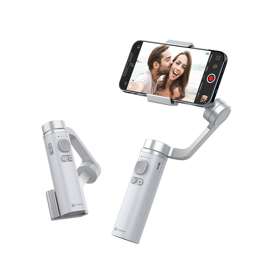 

Funsnap Capture π 3-Axis Metal Housing bluetooth Handheld Gimbal Stabilizer Tracking Action for iPhone for GoPro 7 6 5 S