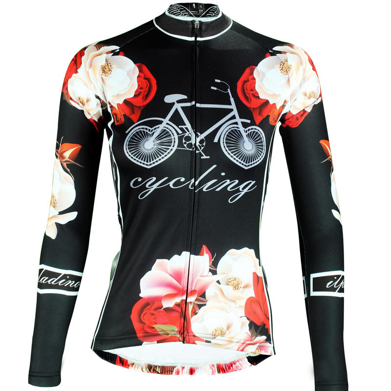women's long sleeve cycling jersey sale