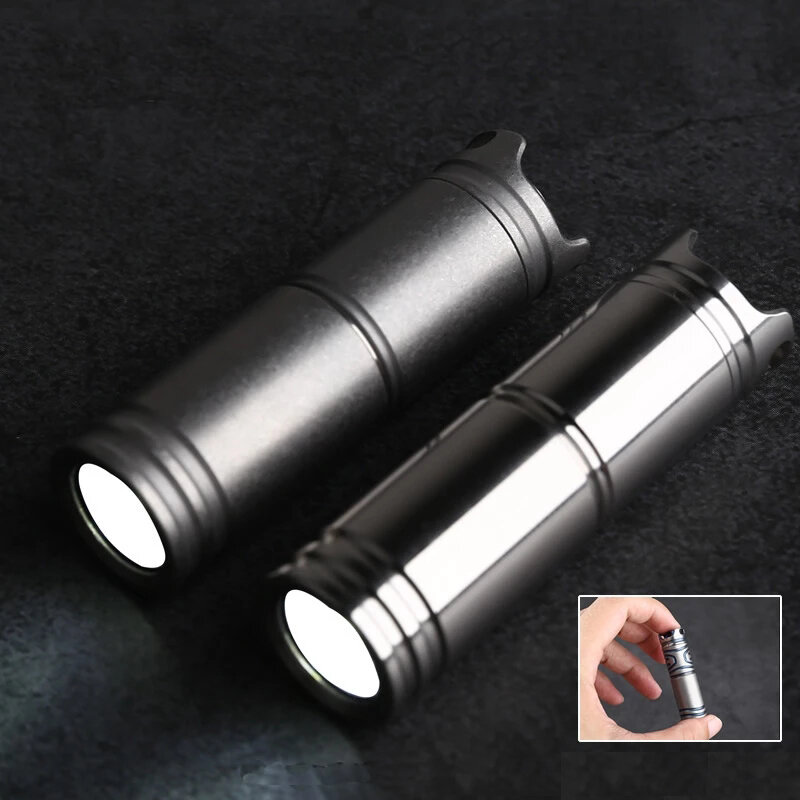 

XANES 180LM XM-L2 U2 EDC Titanium Keychain Flashlight USB Rechargeable Portable Mini Pocket Light Emergency Torch EDC Su
