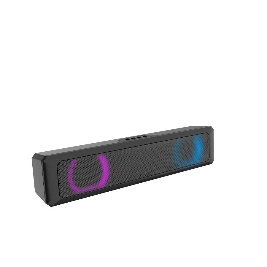 

BAJEAL A4 RGB LED Light bluetooth Speaker Wired Sound Bar with USB Soundbar Desktop Soundbar Speaker for PC Cellphone