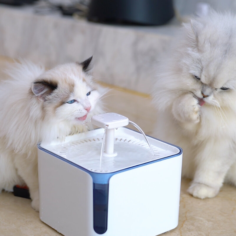 DUDUPET 3L Pet Foutain Drinker Smart Cat Water Dispenser Feeder Dog Bowls Puppy Supplies 38db Silent Multiple Filtration