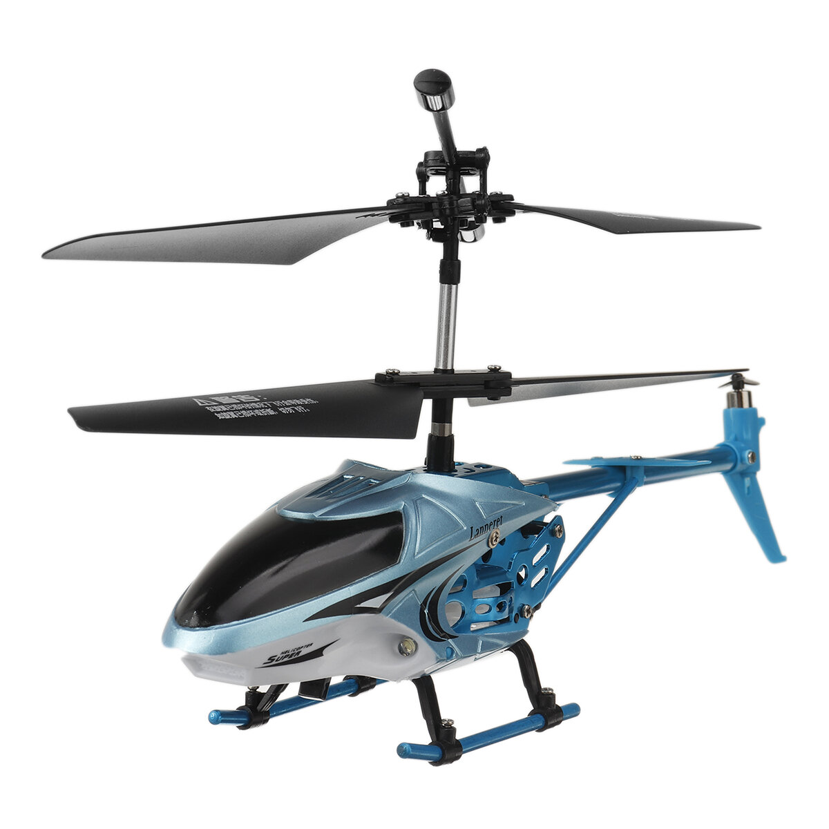 3.5CH Lichtmetalen Valbestendig USB Opladen Lock-tail Gyroscoop Afstandsbediening Helikopter
