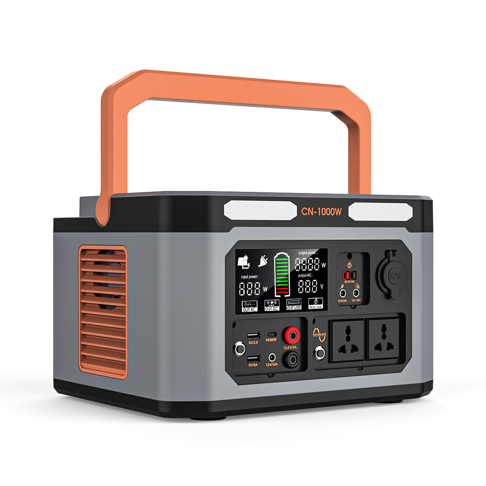 Warmounts 1000W 999Wh(270000mAh) Portable Power Station 220V Power Generator With 15W Wireless Charging Function