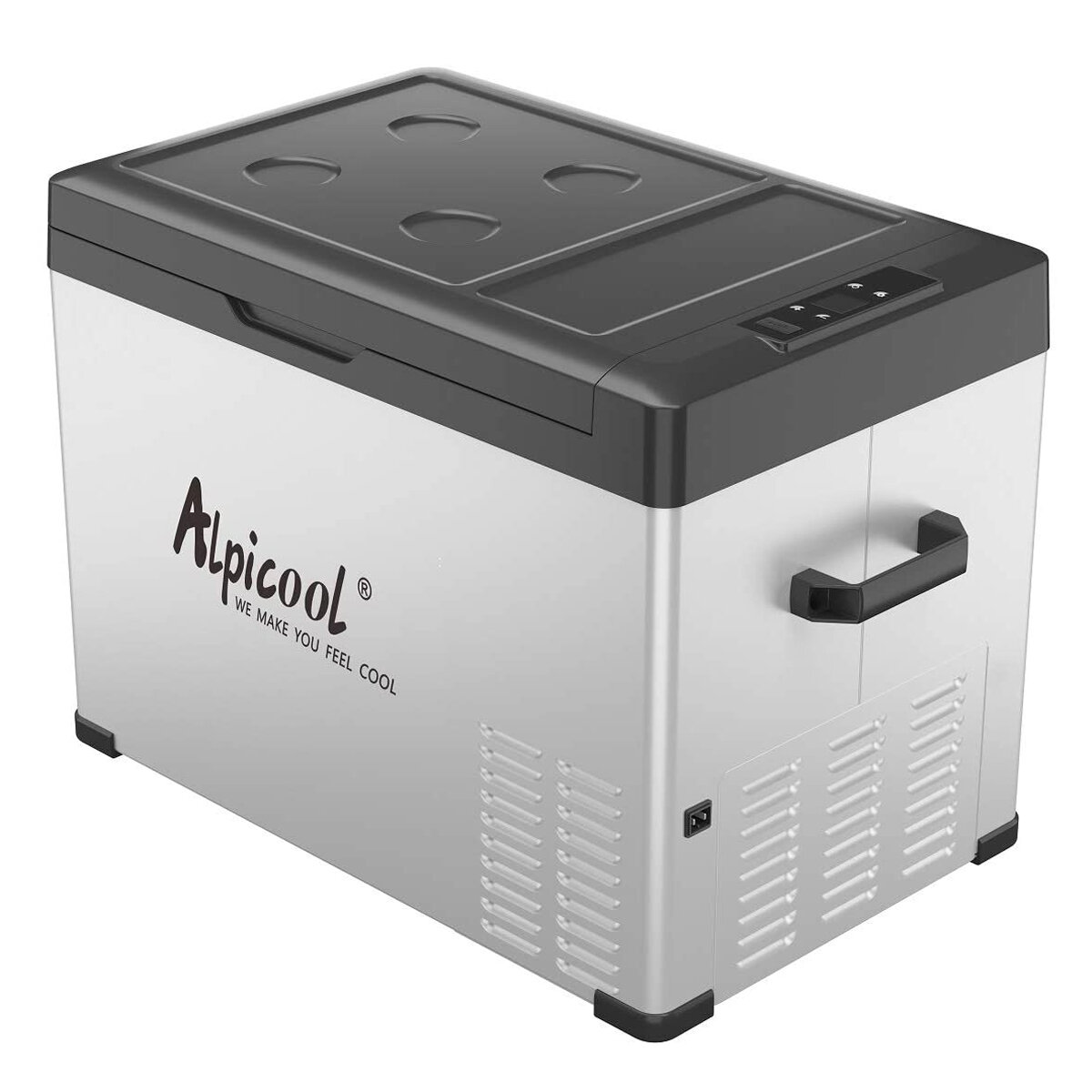 ALPICOOL 30L 50L Draagbare koelkast voor voertuigen, mini koelkast met vriezer voor auto, RV, buiten en thuis 12/24V DC en 110-240V AC