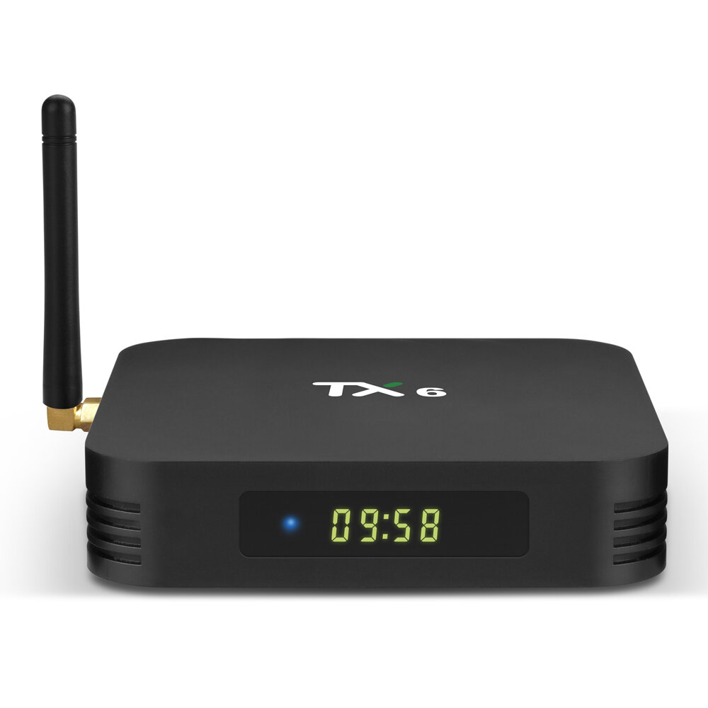 

Tanix TX6 Allwinner H6 4GB ОЗУ 32GB ПЗУ 5G WIFI Bluetooth 4.1 4K USB3.0 Android TV Box