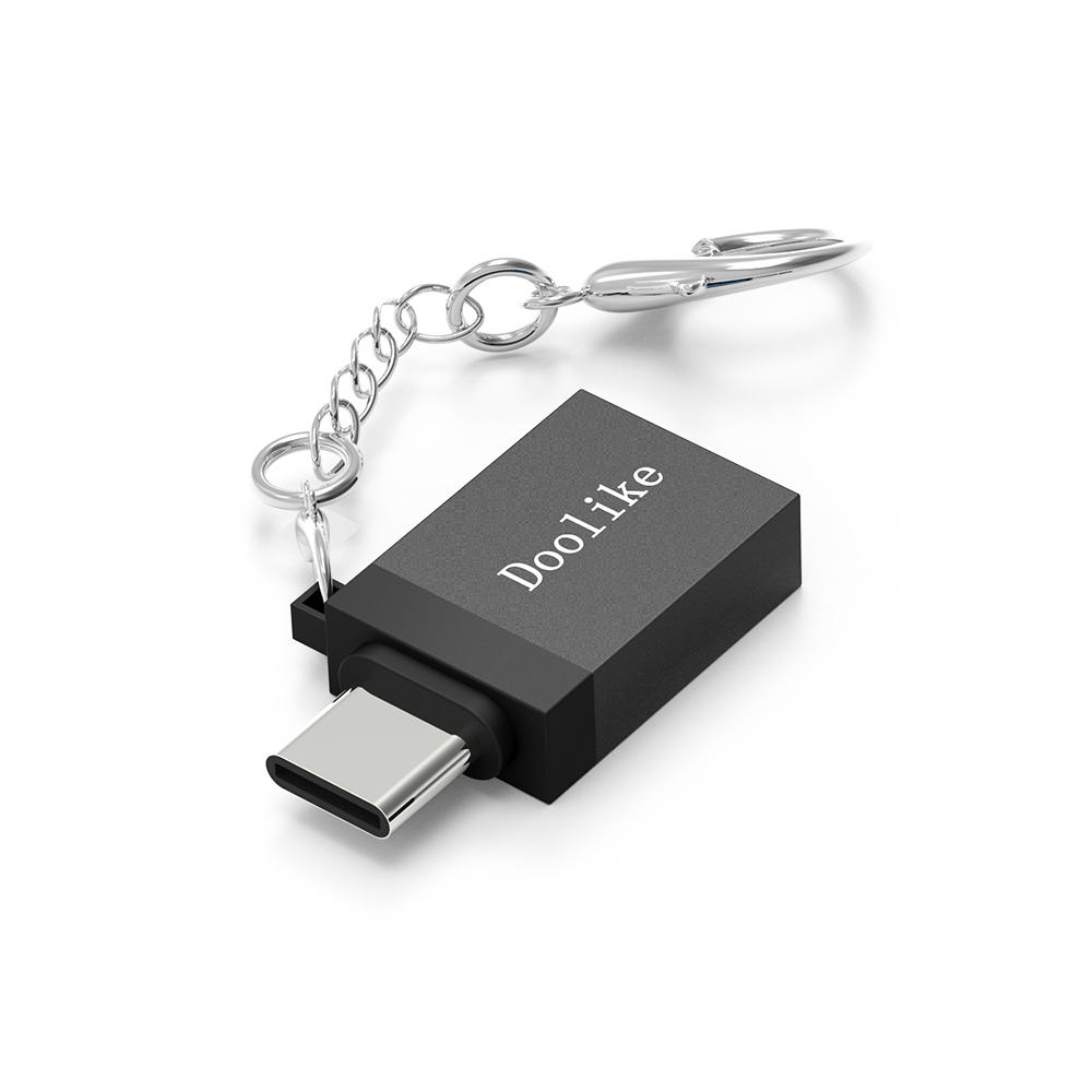 Doolike Metal USB to Type C OTG Adapter for Samsung Galaxy Huawei Android Tablet
