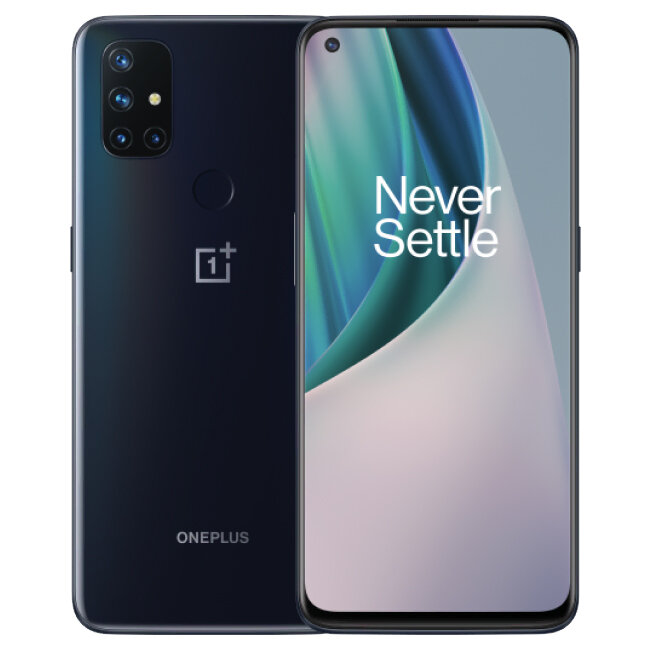 

OnePlus Nord N10 5G UK Version 6.49 inch FHD+ 90Hz Refresh Rate NFC Android 10 6GB 128GB Snapdragon 690 64MP Quad Camera