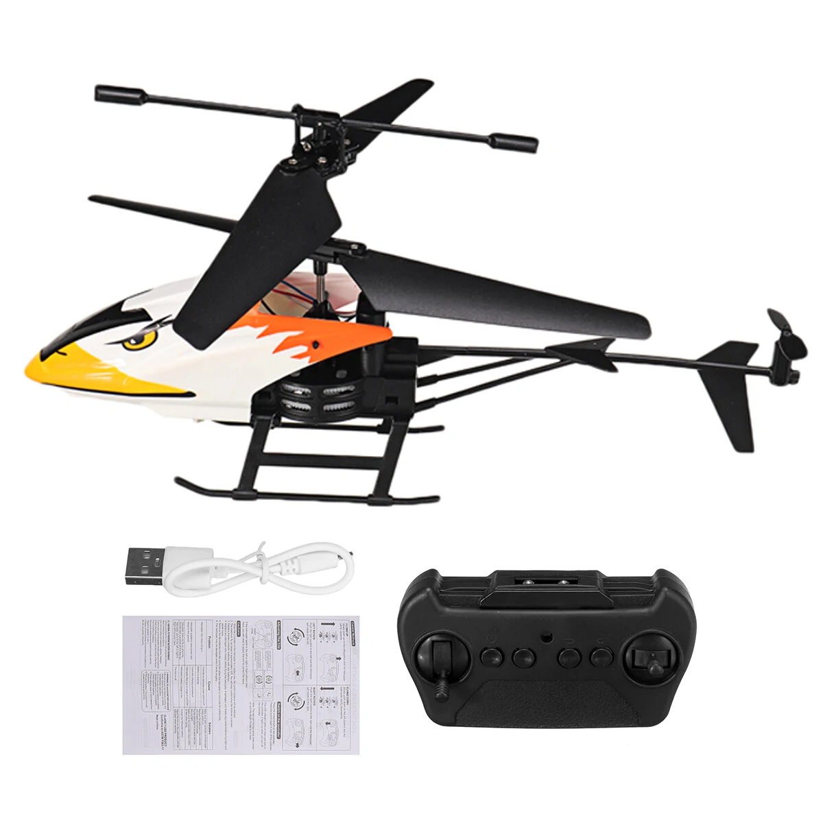 2CH 2.4G Wolf Shark Eagle Style USB Charging RC Helicopter RTF for Children Outdoor Toys