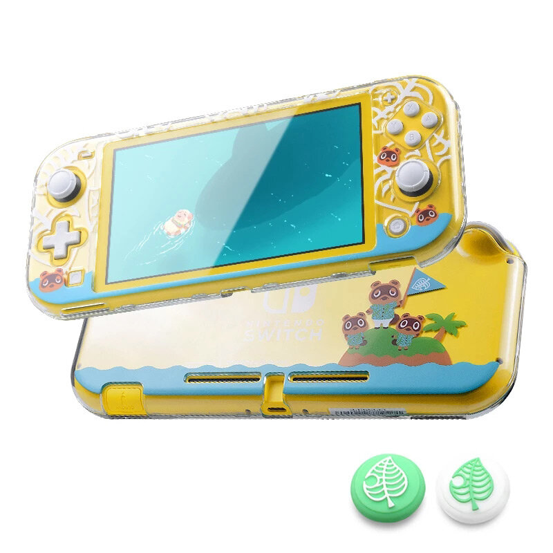 

DATA FROG Transparent Hard Protective Case For Nintendo Switch Lite Console Animal Protection Cover for NS Switch Lite
