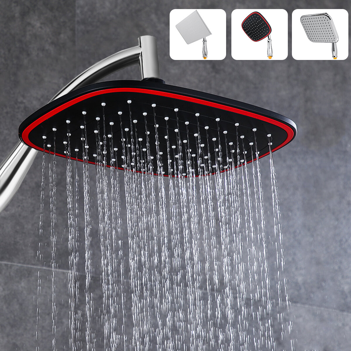 

Water-saving Pressurized Top Spray Rain Rainfall Shower Head Home Sprayer