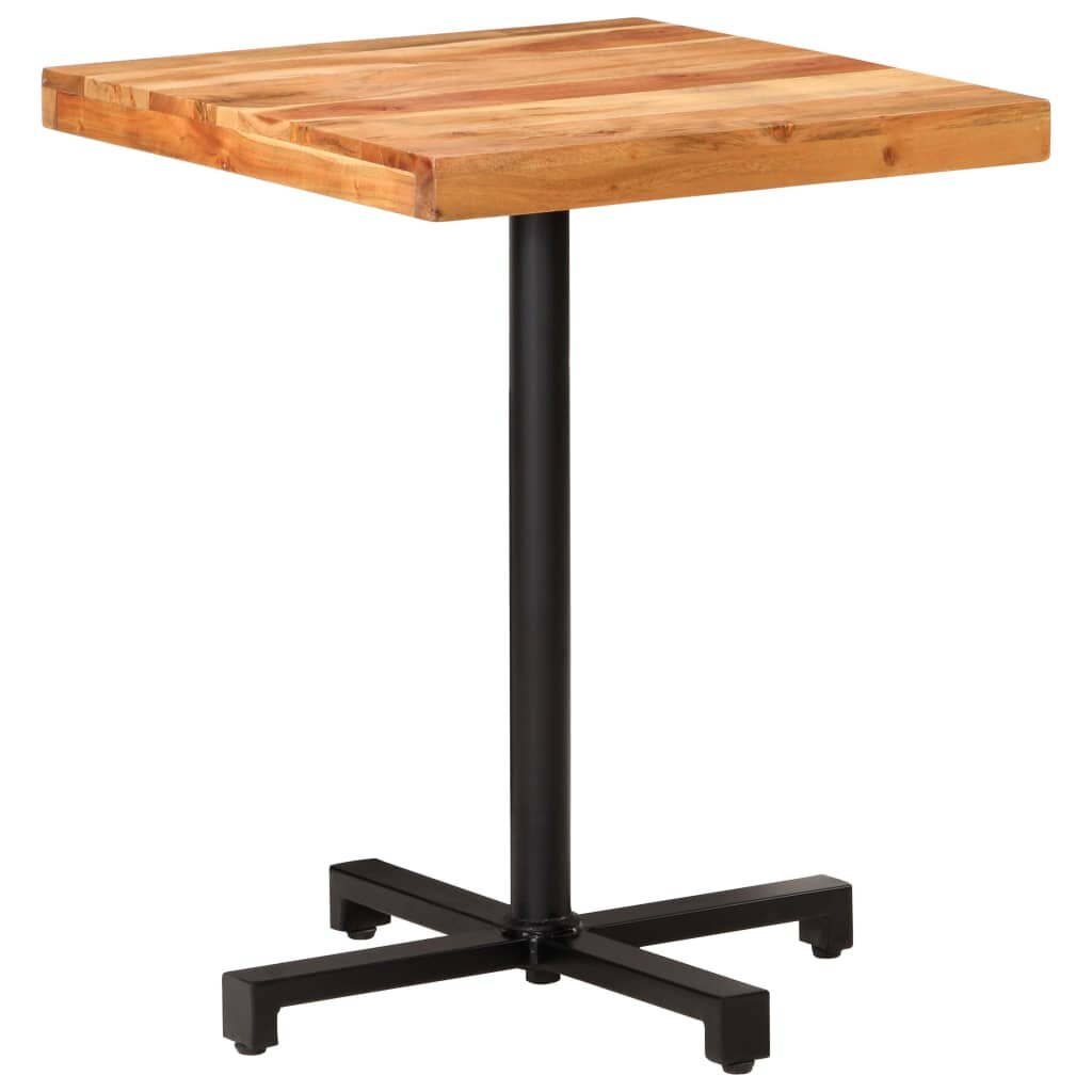 

Bistro Table Square 23.6"x23.6"x29.5" Solid Acacia Wood