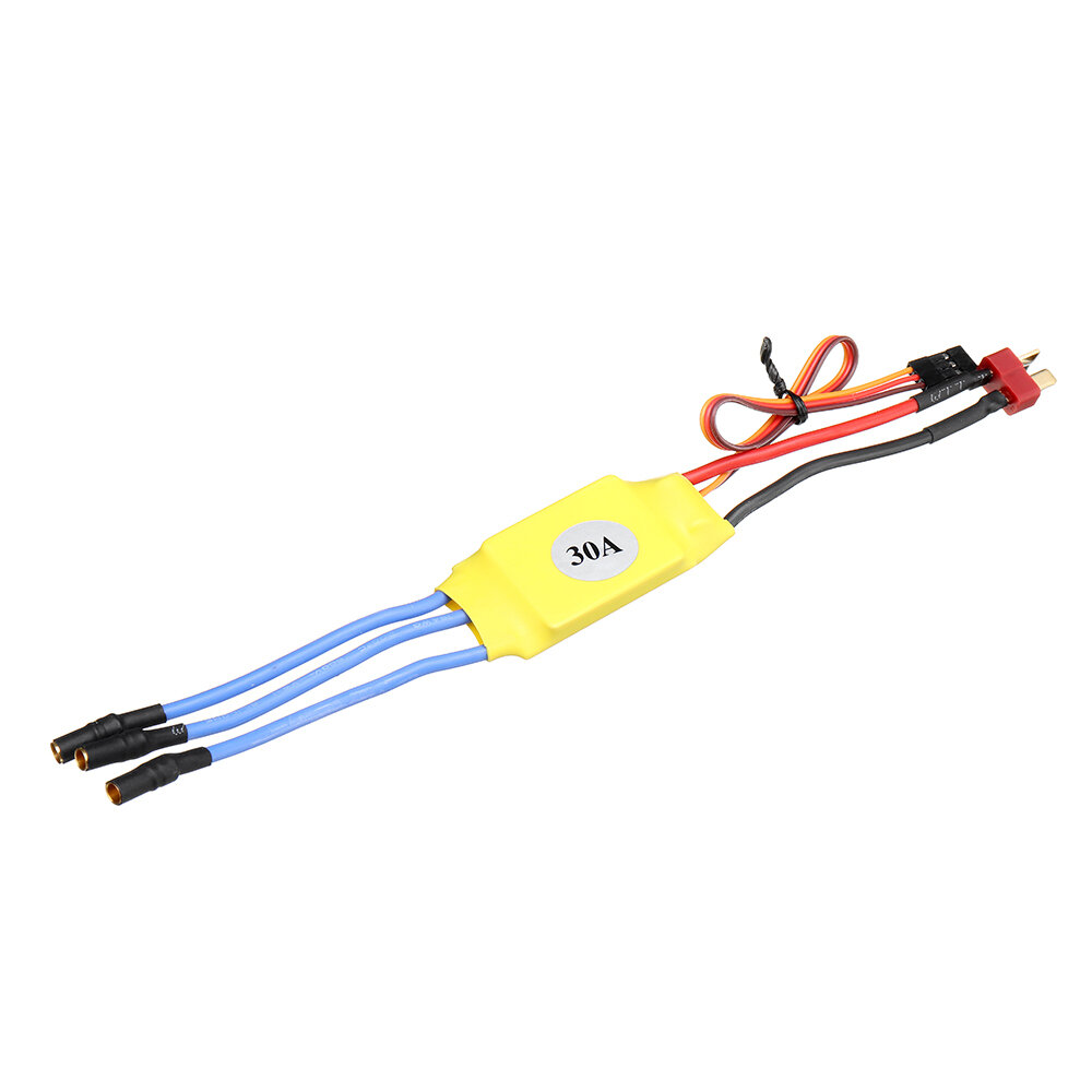 2/4/6pcs RC ESC 30A Brushless Speed Control 2S 3S T-Plug JST for KT SU27 Most RC Airplane FPV Racing Drone RC Car Boat