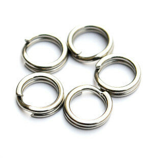5Pcs 10mm Stainless Steel Split Rings SS Steel Ring Double Loop Split