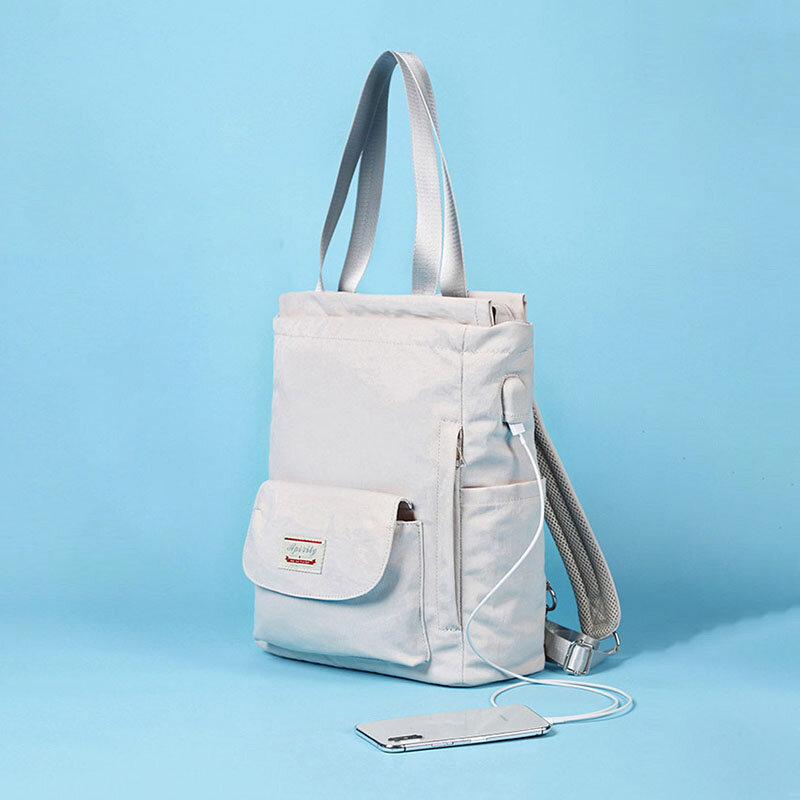Women Waterproof Multi-carry Student School Bag Laptop Bag Backpack