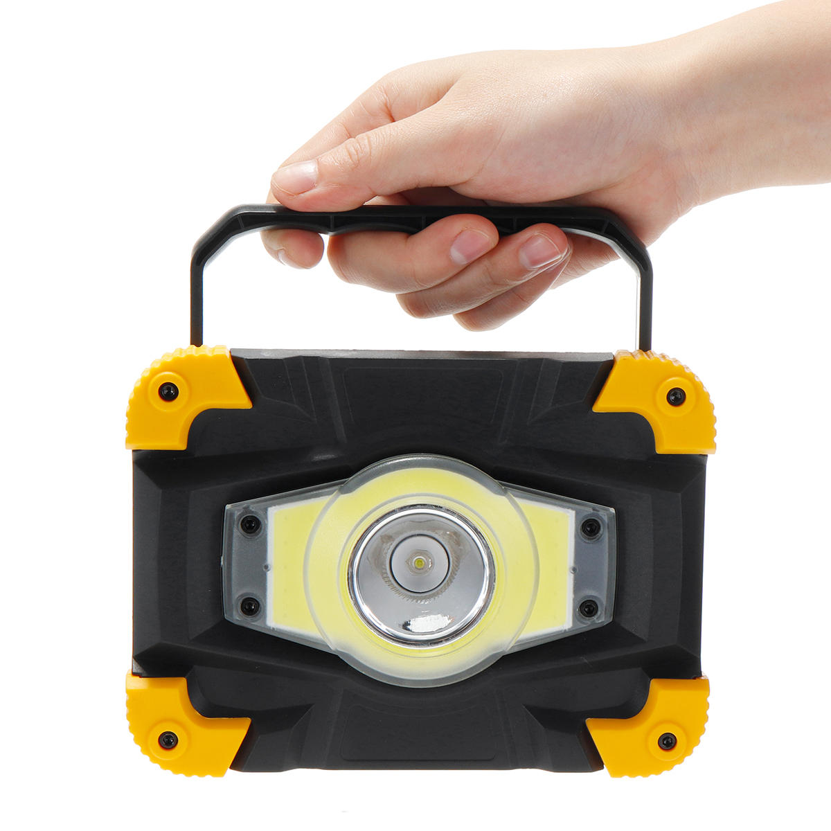 50W COB LED USB Work Light Spotlight Wodoodporna 4 tryby Flood Lamp Outdoor Camping Emergency Lantern