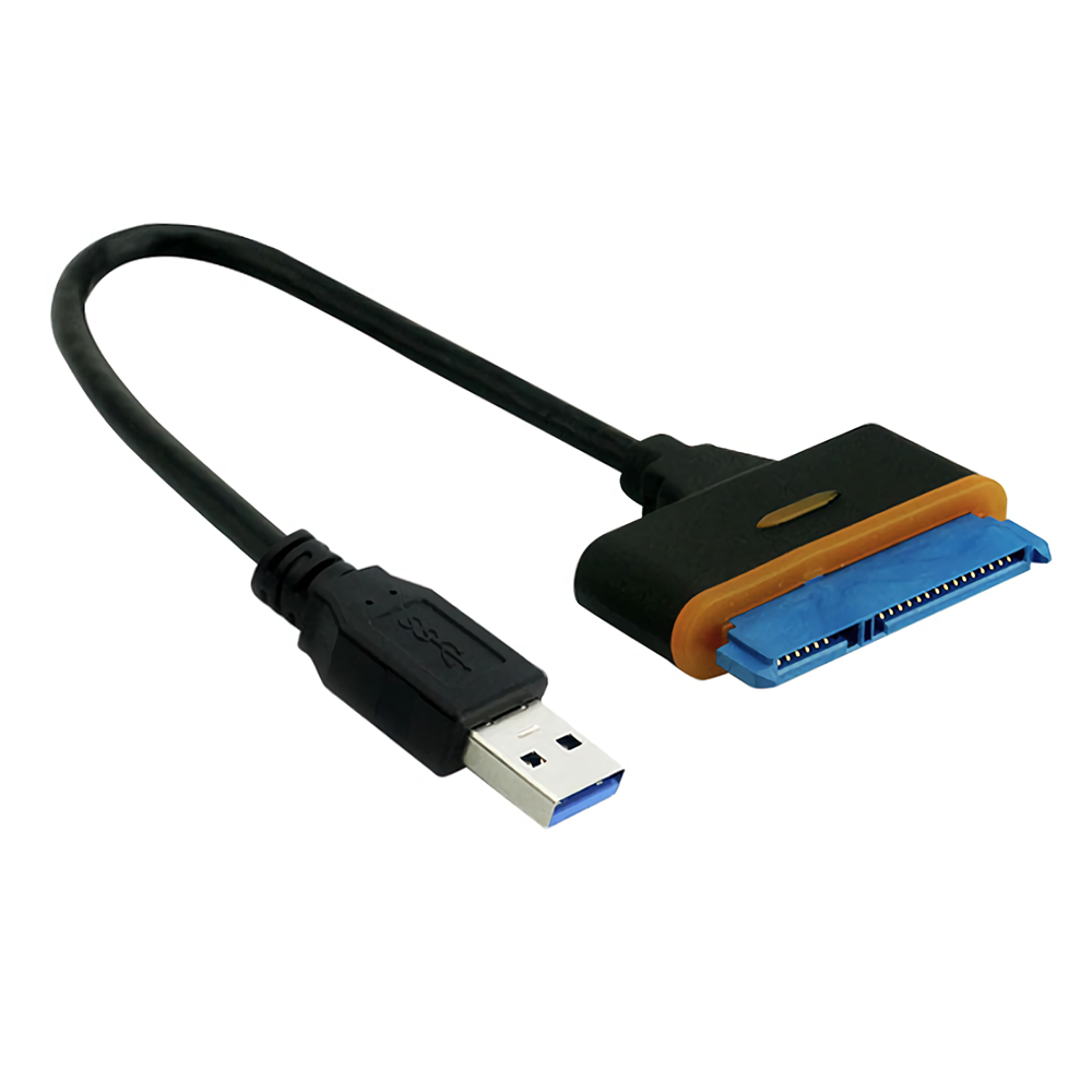 

Кабель USB3.0 - SATA Кабель-переходник USB для жесткого диска SSD с последовательным интерфейсом SATA 2,5 дюйма