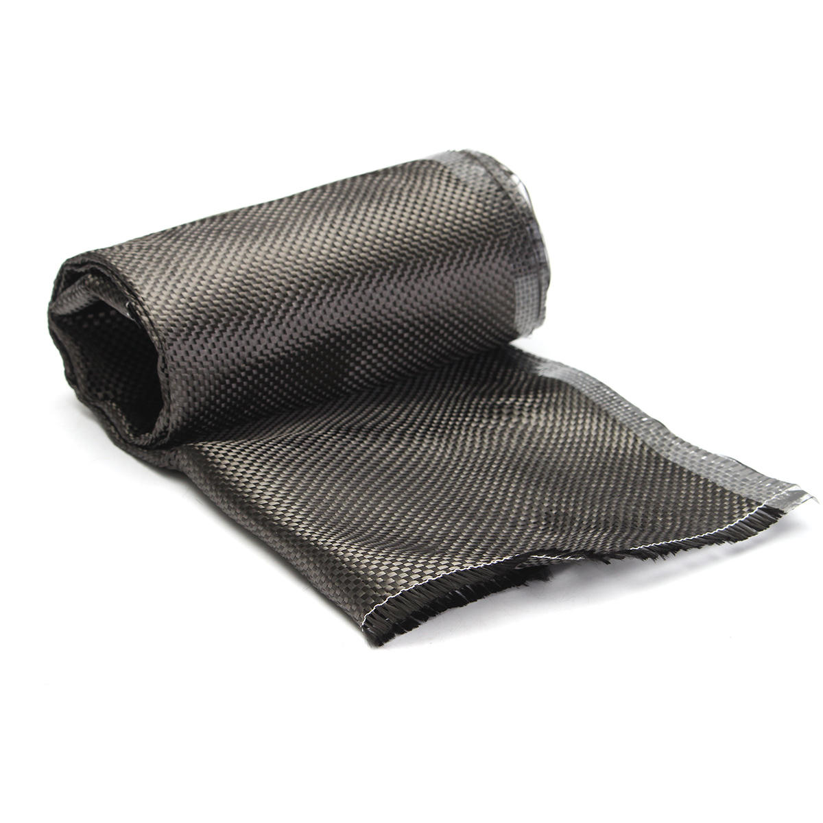 12 Inch Width Carbon Fiber Cloth 3K Twill Plain Fabric Weave Sheet