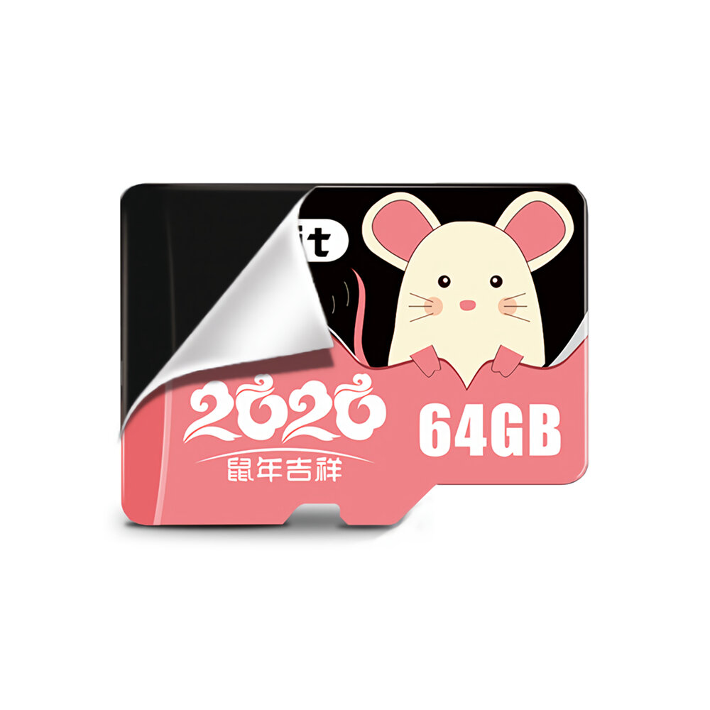 

ZSUIT TF Memory Card 32/64GB/128GB High Speed Cartoon Mouse TF Card Data Storage Card for Car Driving Recorder Camera Ca