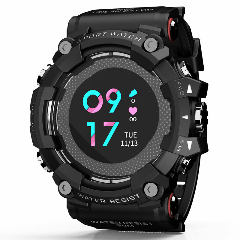 

LOKMAT MX16 1.0'' Color Screen 5ATM Waterproof Smart Watch Pedometer Fitness Exercise Sport Bracelet