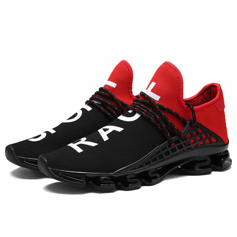 Blade Runner Male Breathable Flying Weave Running Shoes Shock Absorber Sneakers Size 38-44