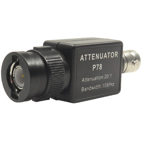

P78 20: 1 Аттенюатор сигнала 10 МГц Ширина полосы частот Осциллограф Аксессуары Адаптер BNC HT201 Обновление версии