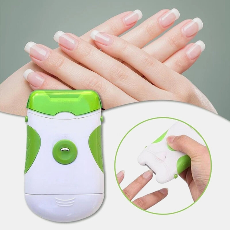 

Electric Nail Clipper LED Light Nail File Manicure Pedicure Sets Health and Beauty Tools with Removable Head