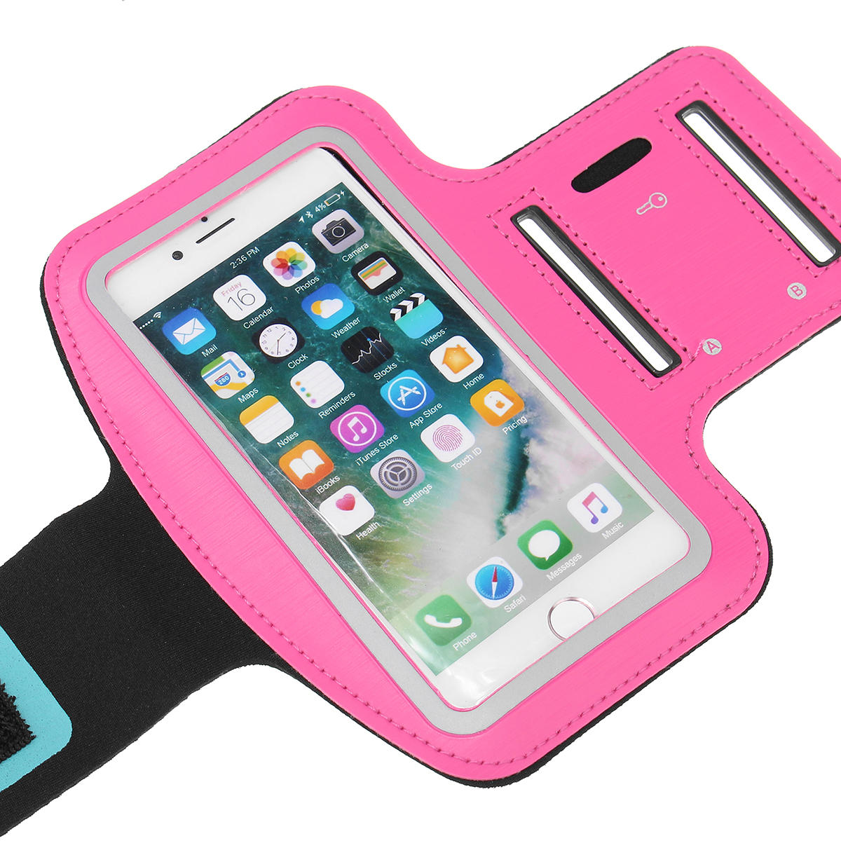 Sports running gym touch screen armband case cover holder pouch for ...