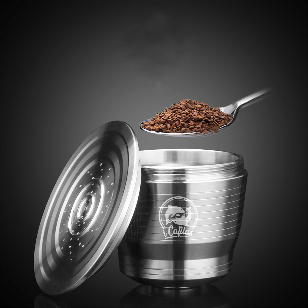 Coffee Capsule Cup Stainless Steel Filter Reusable Refillable Kit For Nespresso U Machine