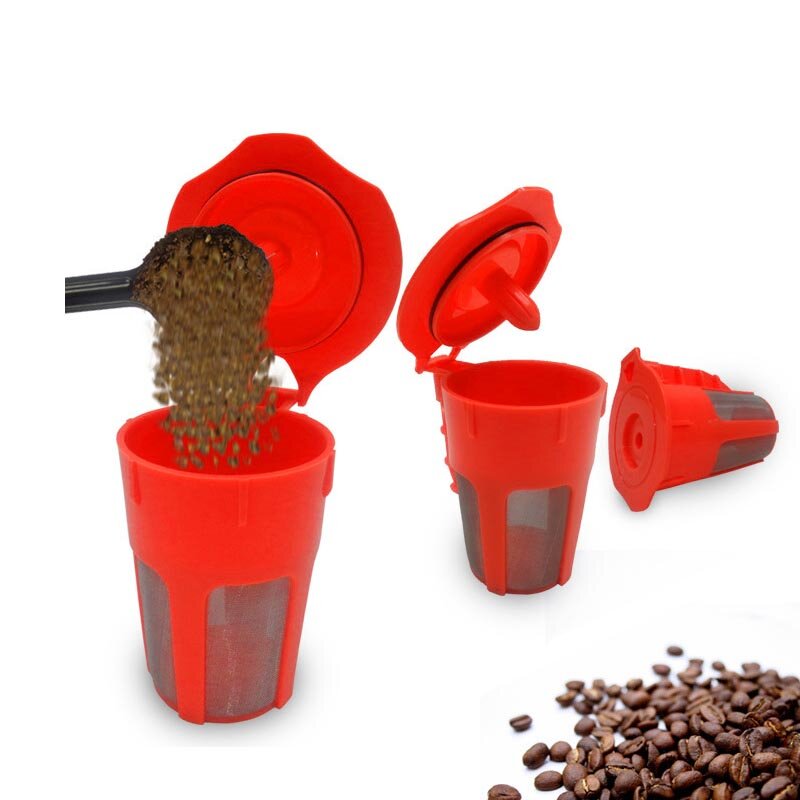 KC-COFF18 K-Cup Hervulbare Koffie Capsule Beker Druppel Keurig Herbruikbaar Navulfilter Voor Nespre