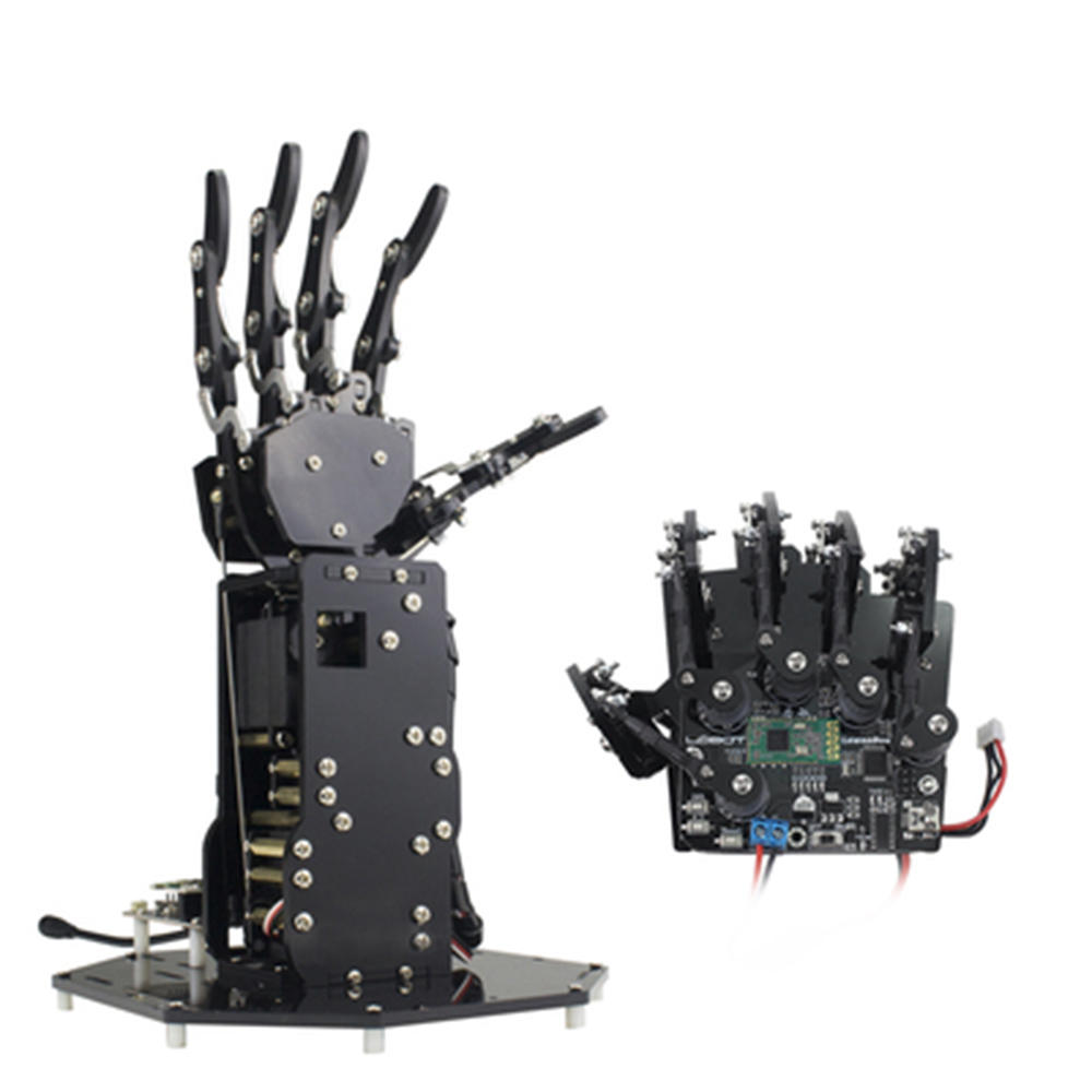 LOBOT uHand STM32 Open Source RC Robot Right Arm APP/Stick/Glove Control Educational Robot Arm Kit