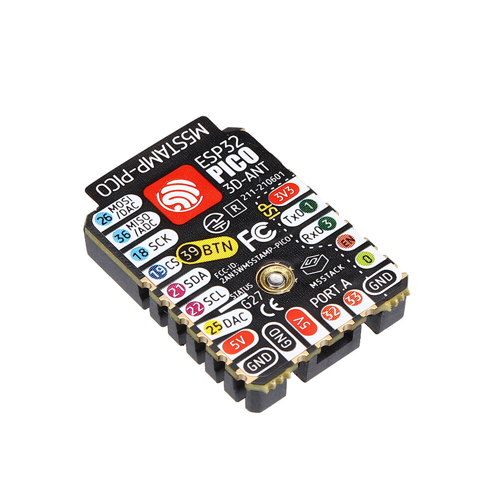 M5Stack STAMP PICO ESP32-PICO-D4 ESP32 Plug-and-Play Embedded WIFI and Bluetooth Dual-mode IoT Devel