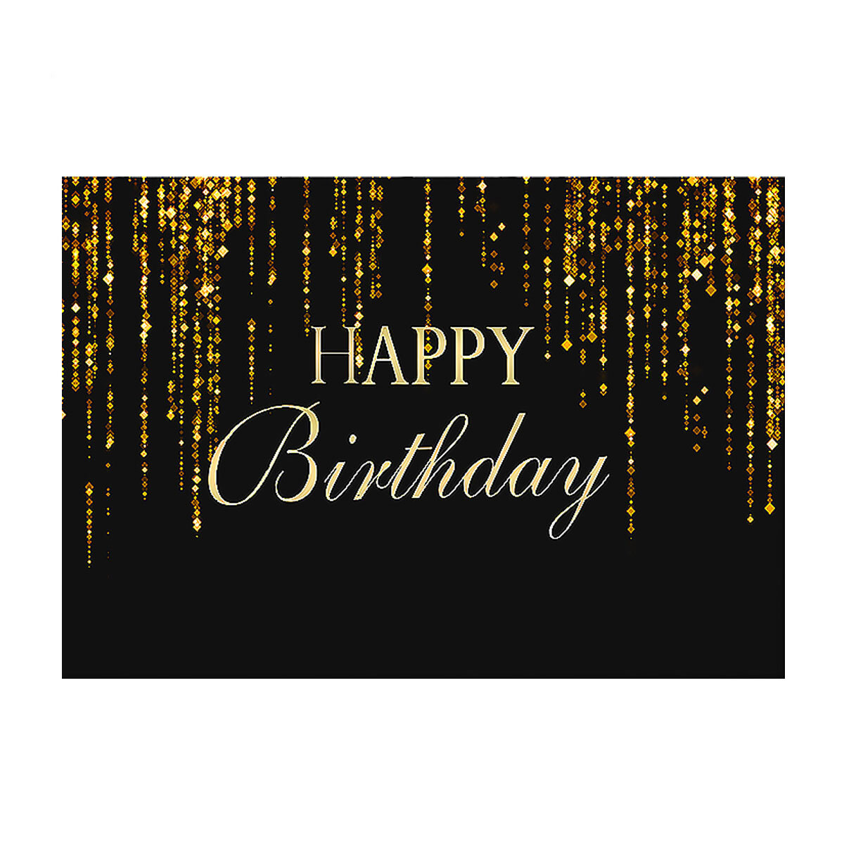 Happy Birthday Photography Backdrops Glitter Sequin Spots Background Cloth for Party Photograph Back