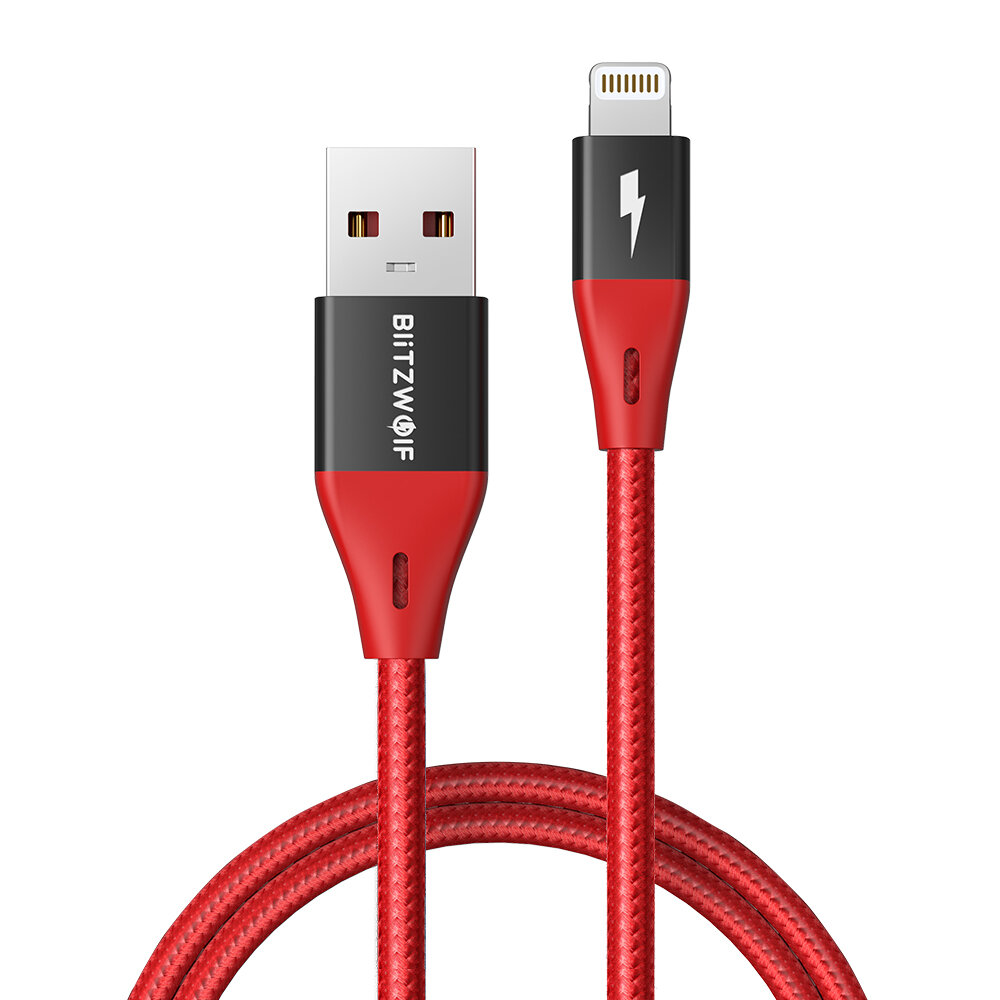 Kabel do iphone BlitzWolf BW-MF9 Pro 2.4A Lightning to USB z EU za $6.99 / ~28zł