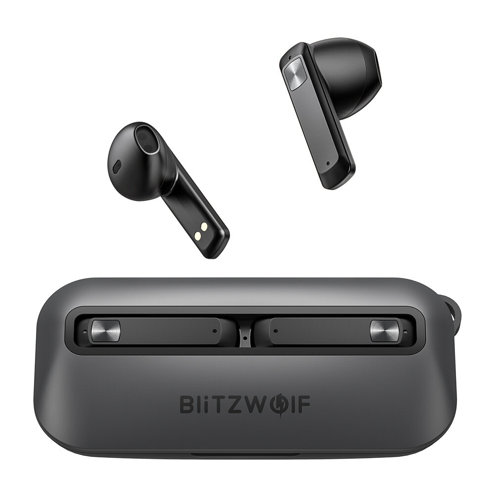 BlitzWolf® BW-FPE1 TWS Bluetooth-koptelefoon 1,7 cm ultradunne draagbare oordopjes 13 mm grote drive