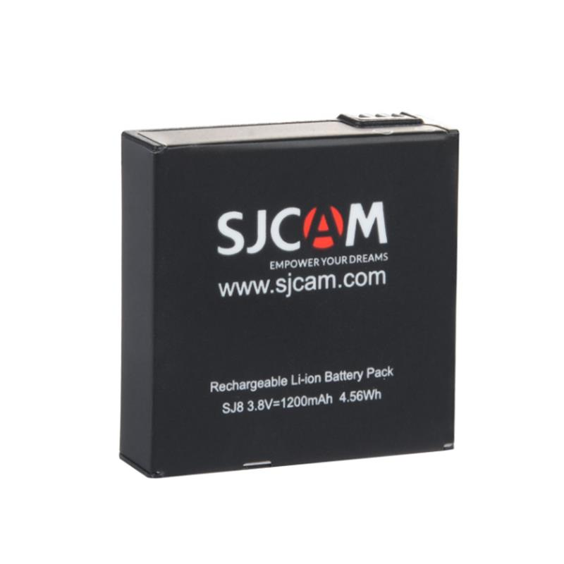 オリジナルSJCAM SJ8バッテリー7606258シリーズアクションカメラ用1200mAh充電式リチウムイオンバッテリー
