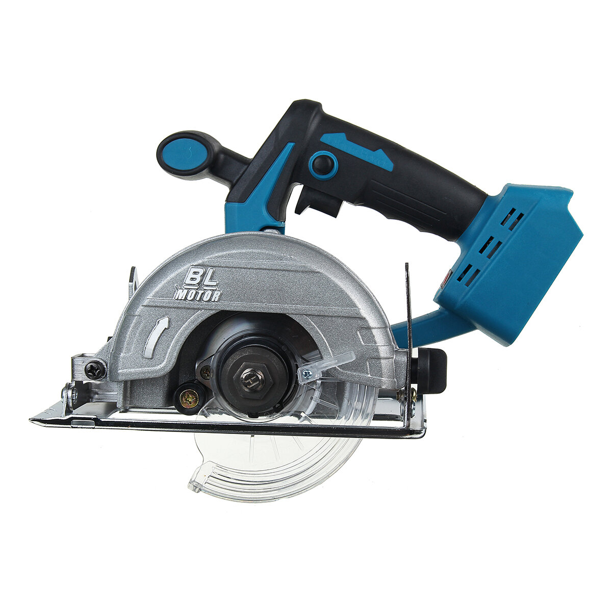 

Blue Electric Circular Saw 125mm Saw Blade Brushless Multi-Angle Cutting Suitable For Makita 18v Battery