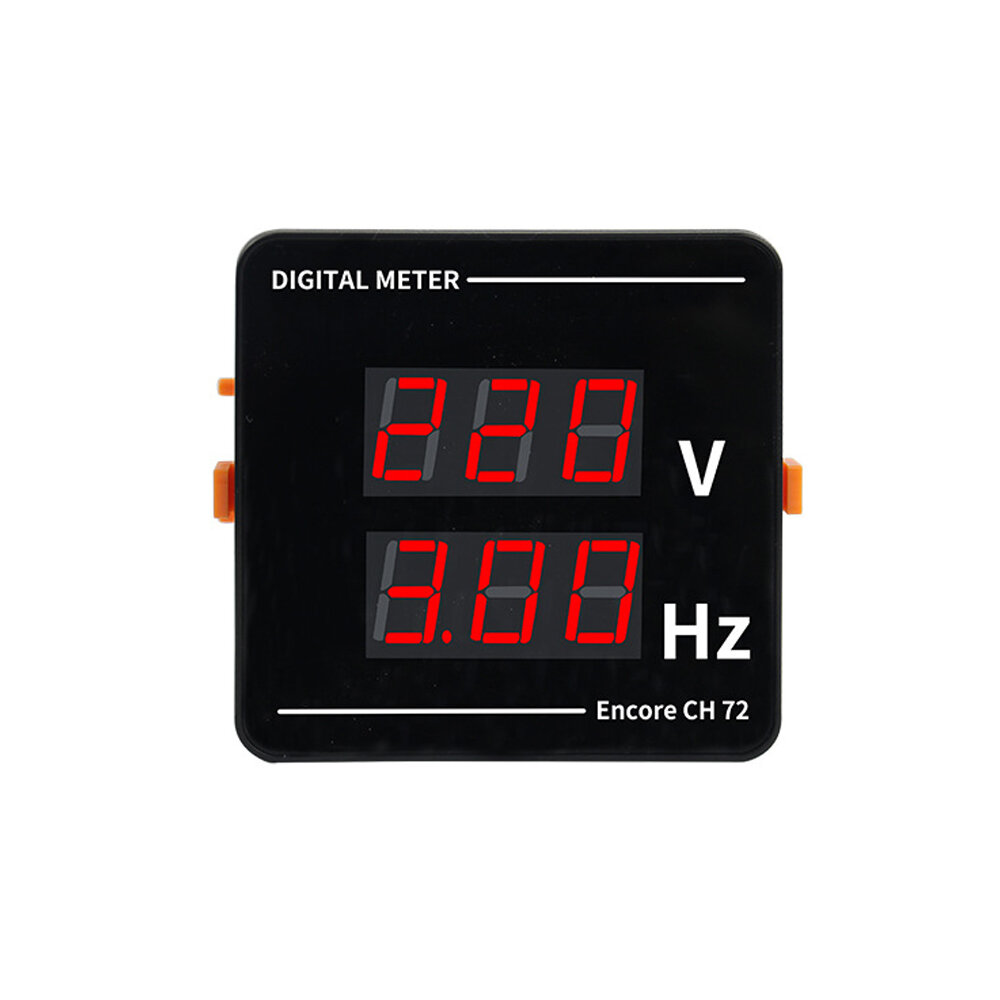 Digital AC Voltage Power Frequency Combination Meter Voltage Measuring Instrument Embedded 50-500V 10.0-99.9hz