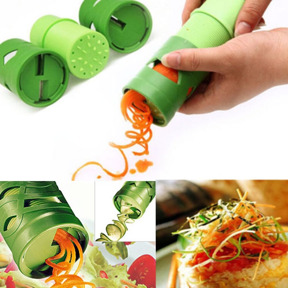 Honana Multi-function Vegetable Fruit Cucumber Turning Cutter Slicer Fruit Vegetable Device