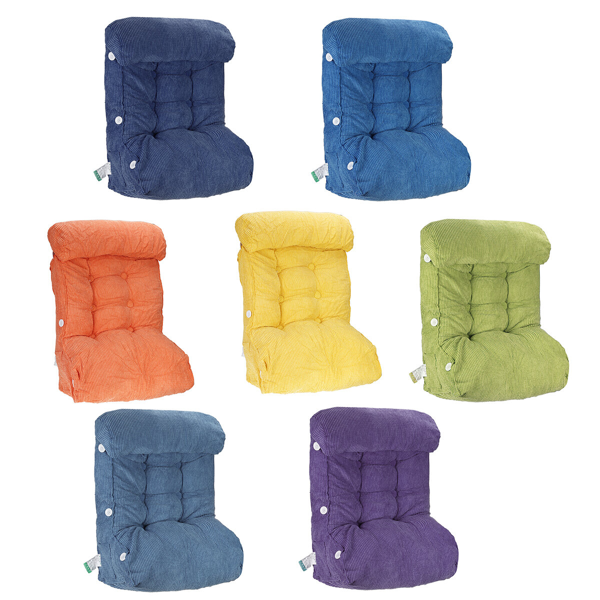 

Corn Fleece Triangle Pillow Bedside Slope Pillow Sofa Waist Cushion Removable Washable Bedside Cushion