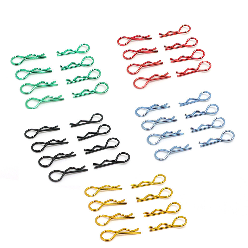 

100PCS Universal RC Body R-Type Clips Pins for All 1/10 1/12 Scale Redcat HPI Himoto HSP Exceed RC Car Parts Truck Shell
