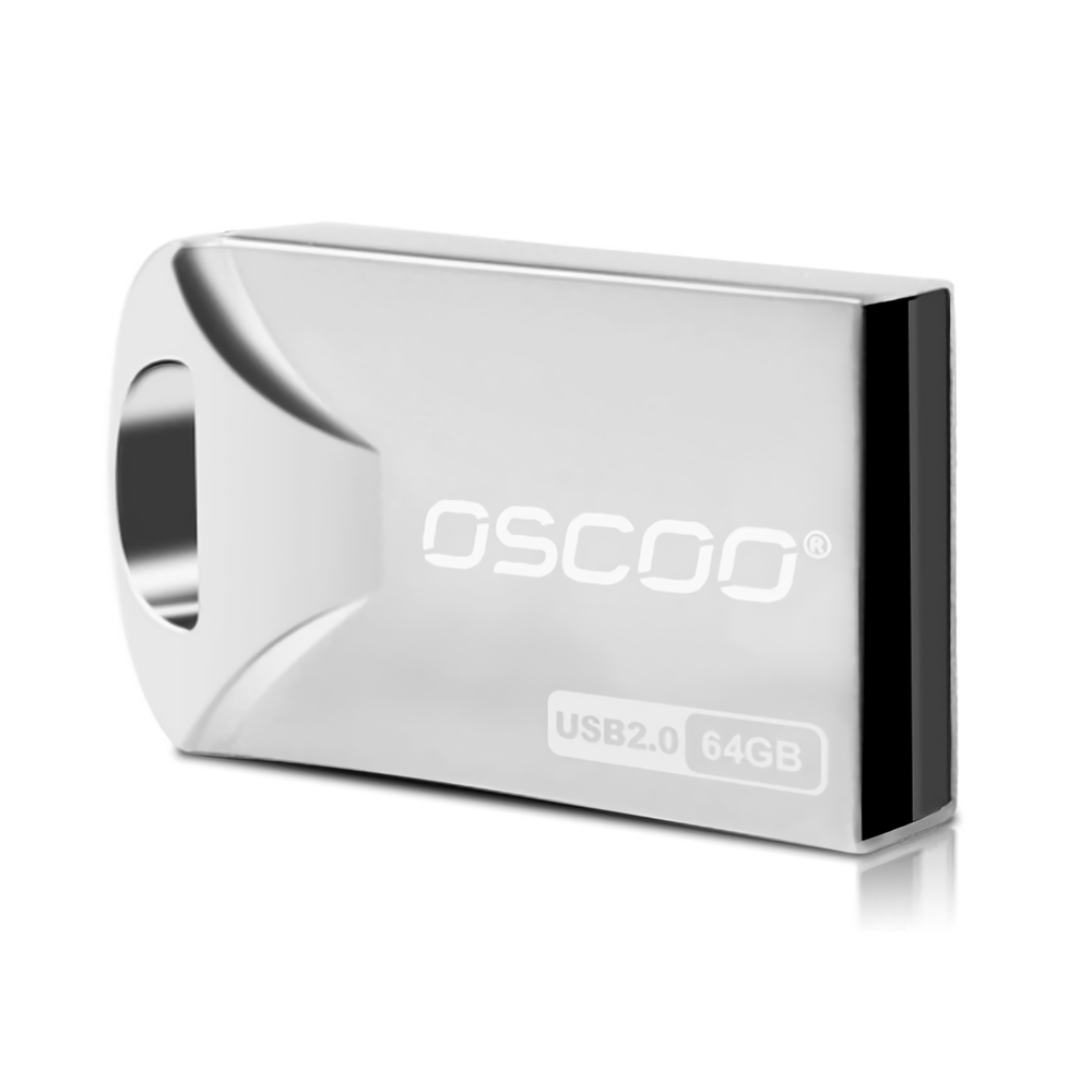 OSCOO USB2.0FlashドライブペンドライブUSBディスク16G32G64Gポータブルメタルミニサムドライブ