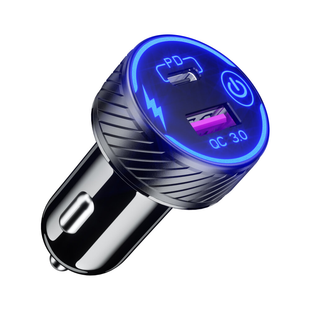 best price,12,24v,dual,usb,car,charger,pd,qc3.0,18w,coupon,price,discount