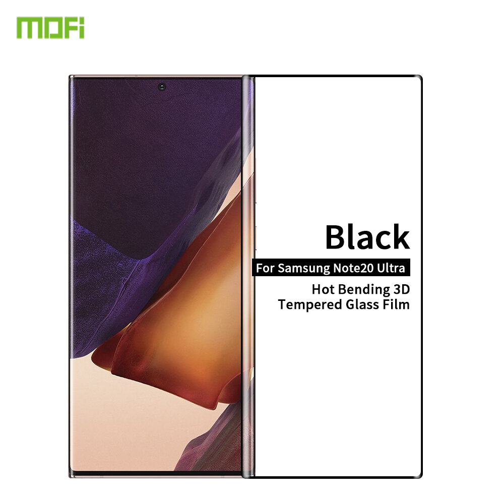 Mofi 3D ARC Edge 9H Onbreekbaar gehard glas Screen Protector Screen Film voor Samsung Note 20 Ultra