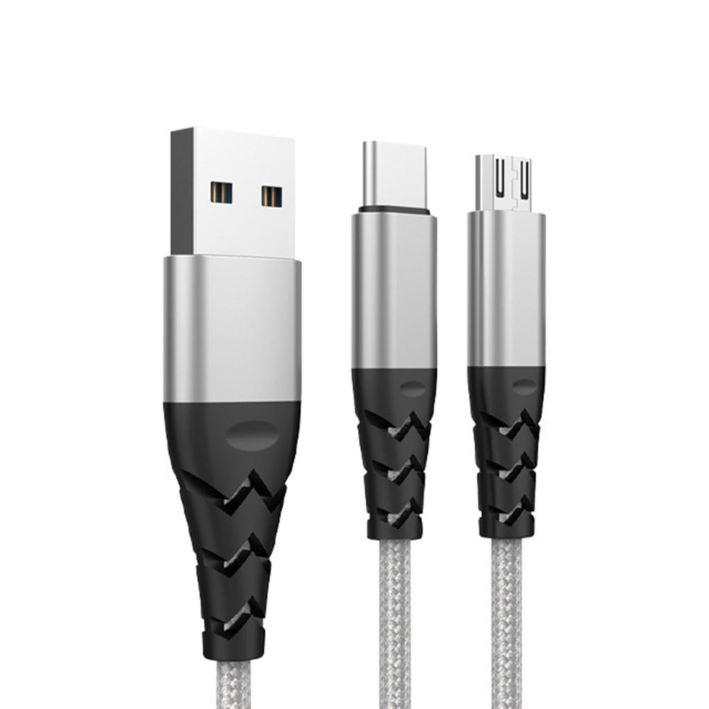

Bakeey 2.4A Type C Micro USB Nylon плетеный кабель для быстрой зарядки данных для Mi8 Mi9 HUAWEI P30 Pocophone S9 S10 S1