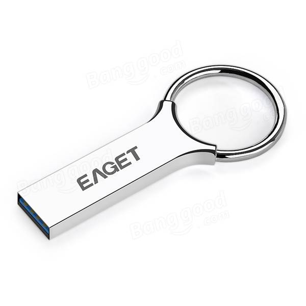 EAGET U86 USB3.0 USBFlashドライブリングデザイン耐衝撃UDPテクノロジーメタルメモリスティックサムドライブ