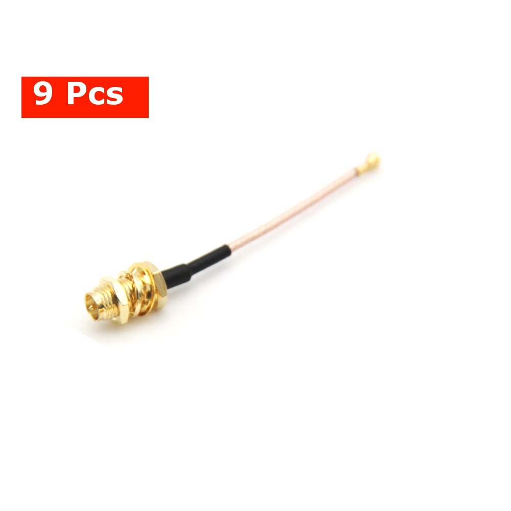 9 PCS Mini IPEX UFL. IPX to RP-SMA Adapter Cable Antenna Extension Wire 20*20 for Micro VTX RX FPV System