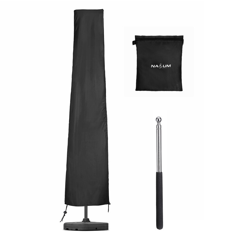 

NASUM 420D Oxford Fabric Umbrella Cover Patio Waterproof Umbrella Cover Outdoor Parasol Cover