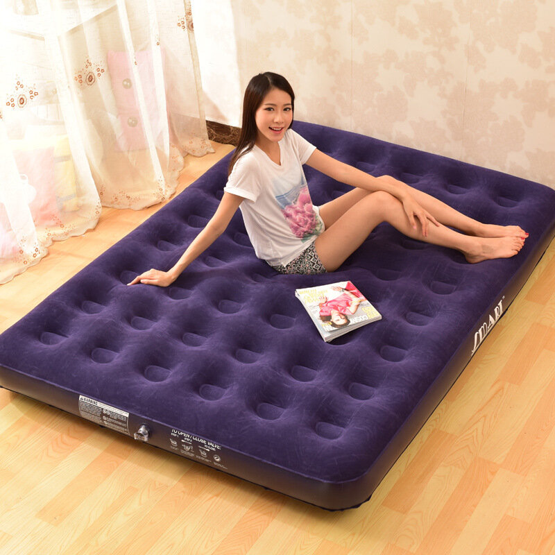 Deluxe Inflatable Bed Outdoor Soft, Inflatable Twin Bed