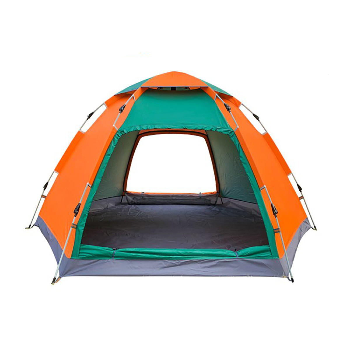 Tienda de camping para 3-4 personas al aire libre, desplegable automático instantáneo, familia grande impermeable y con sombra para protección solar