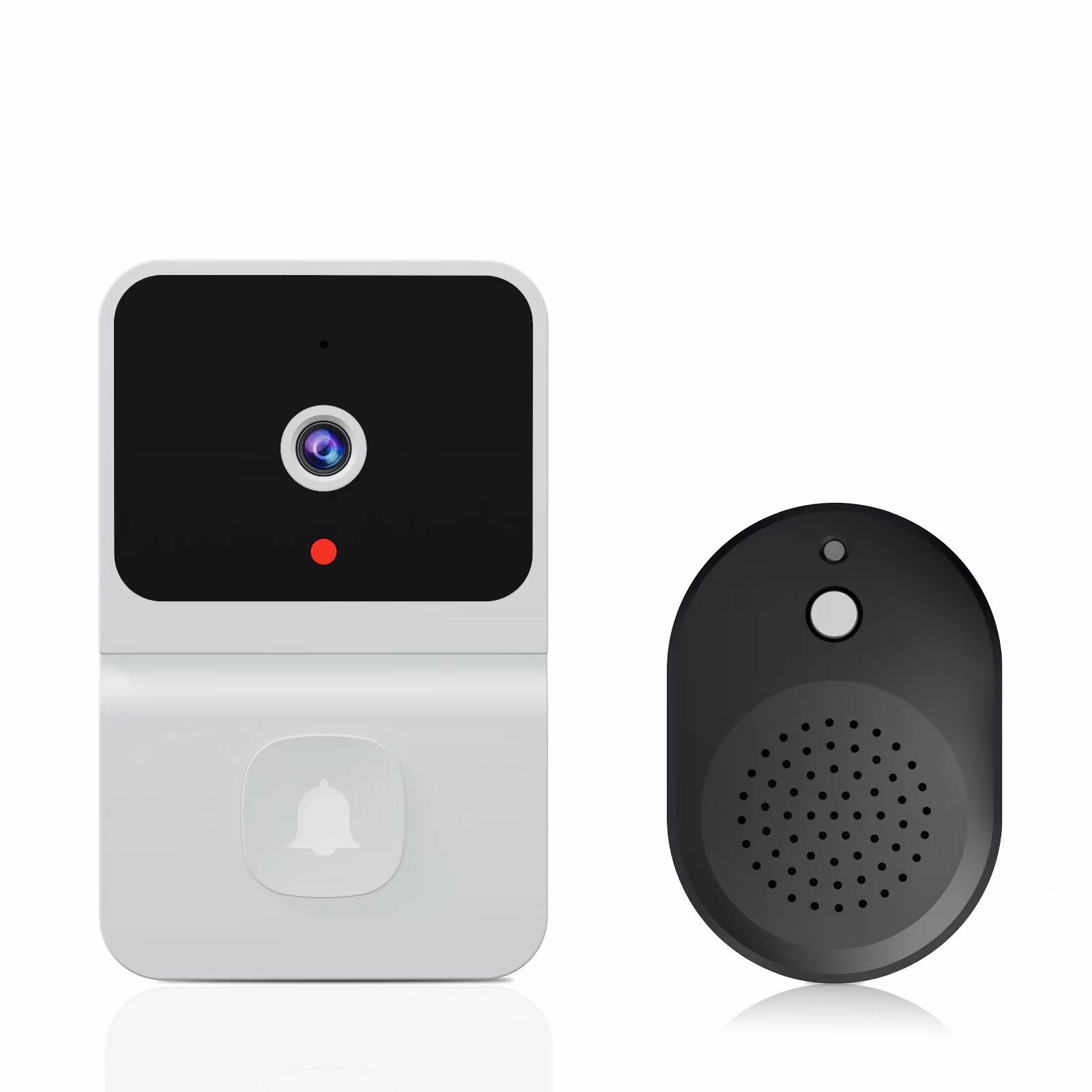 

2.4G WiFi Video Doorbell Wireless HD Night Vision Remote Phone Monitoring Two-way Intercom Alarm Notification Push Motio